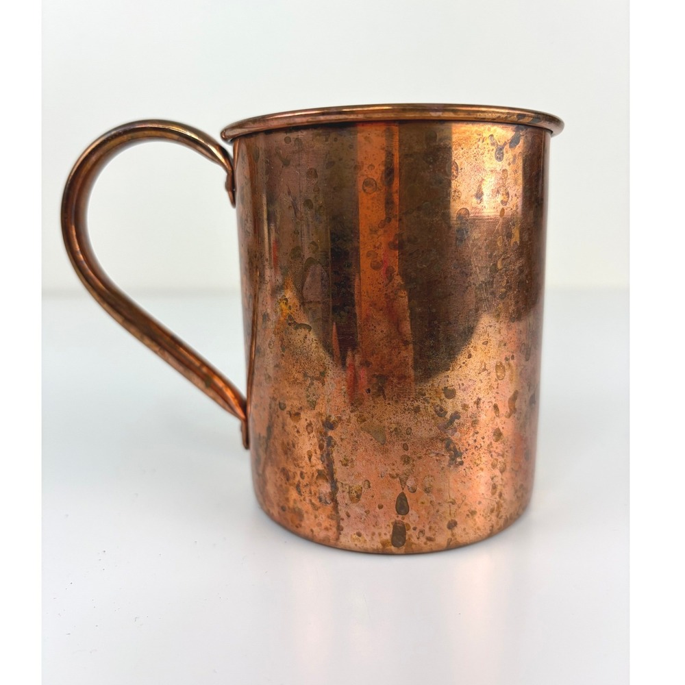 Paykoc Solid Copper Moscow Mule Mug Made in Turkey Vintage Patina